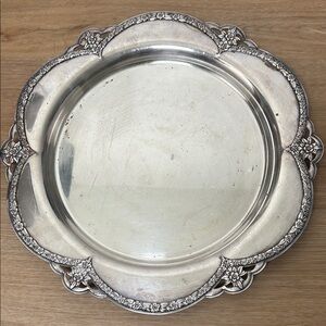 WM Rogers Silver Plated 14” Platter